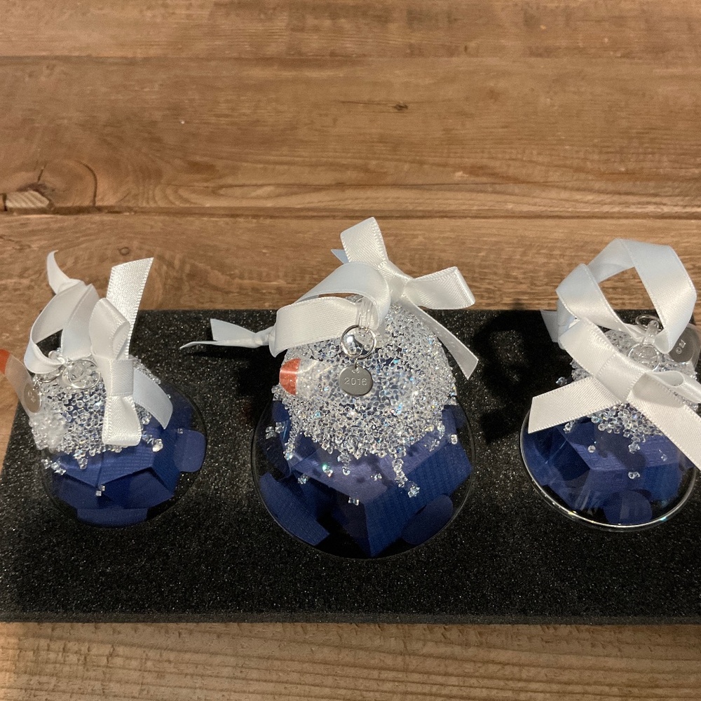 Swarovski Christmas Bell Ornament Set 2016 Limited Edition